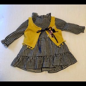 6 month old dress with vest